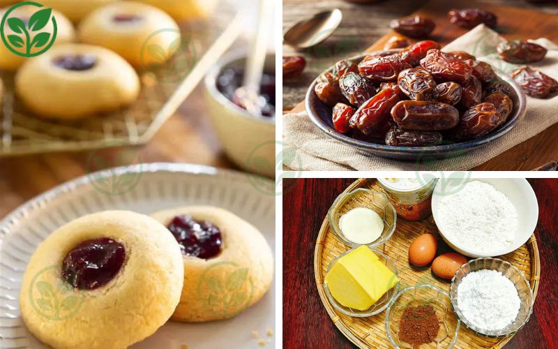 Cách chế biến trái chà là thành bánh quy
