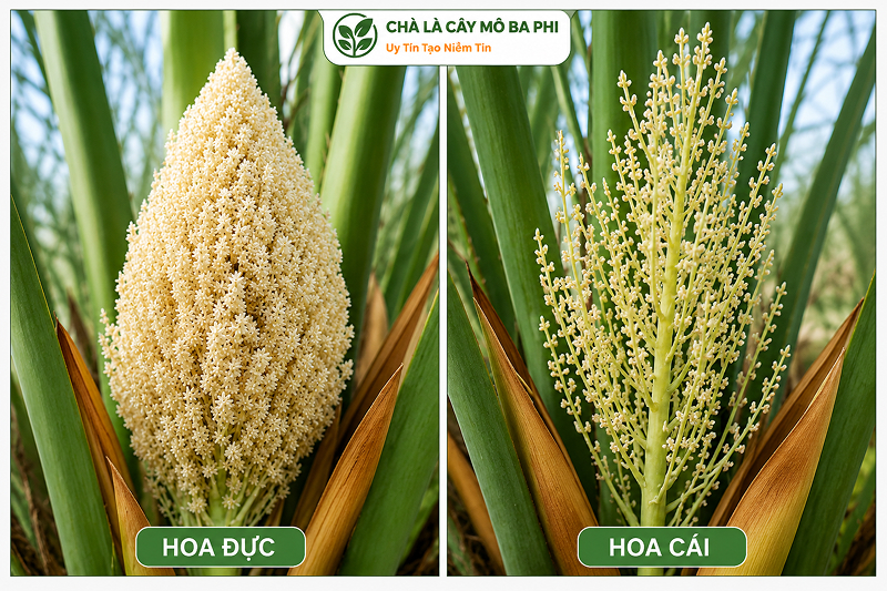Cách phân biệt hoa đực và hoa cái